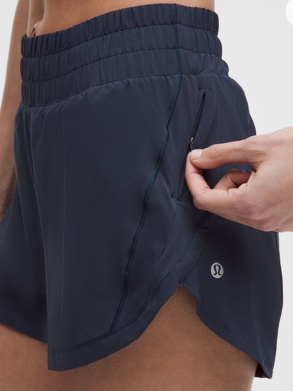 Lululemon Track That High Rise Lined Short 3”